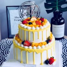 6-inch + 10-inch Double-Layer Round Fruit Cake