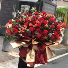 66 Stems of Red Roses, 33 Stems of Pink Roses, 66 Stems of Red Carnations