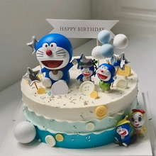 Doraemon Round Fresh Cream Cake