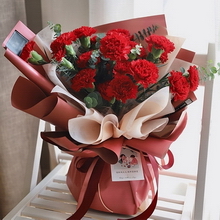 19 Stems of Red Carnations