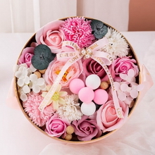 9 Stems of Pink Roses & 4 Stems of Pink Carnations
