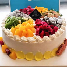 Round Fruit Cake