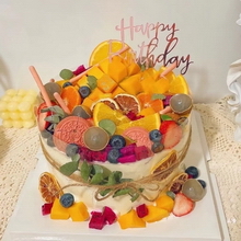 Forest-Style Fruit Medley Cake