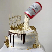 Alcohol and Tobacco Decorated Cake