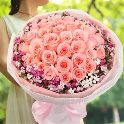 33 Stems of Premium Diana Pink Roses