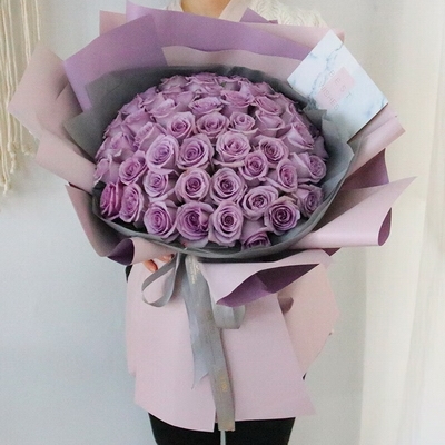 Deep Purple Passion Bouquet