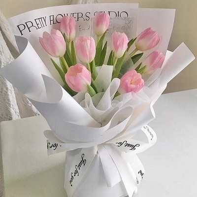 First Love Pink Tulip Bouquet