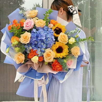 Warm Sunshine Romance Bouquet