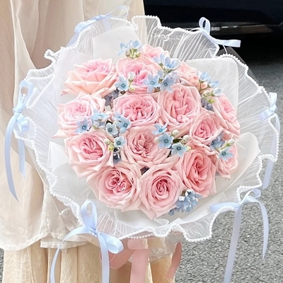 16 Stems of Pink Roses