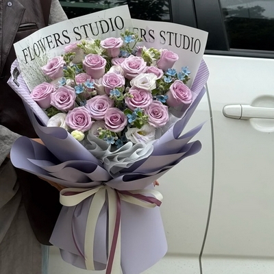 Royal Amethyst Elegance Bouquet